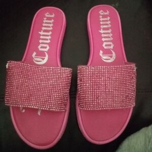 Pink Juicy Couture Women's Slide Sandals Size 11